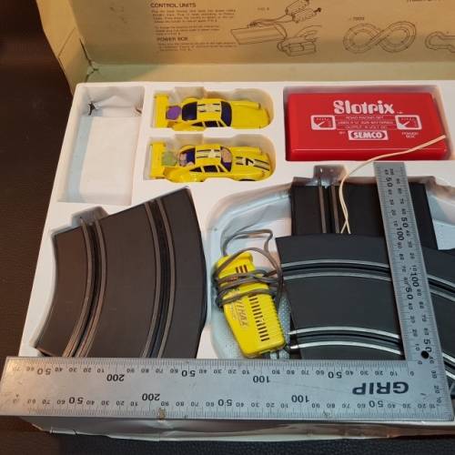 Vintage Slotrix Battery Operated Road Racing Sets (Bid for Both)