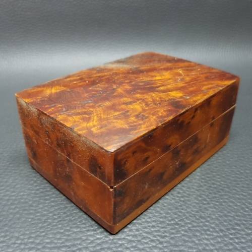 Rare Small Pearwood Trinket Box