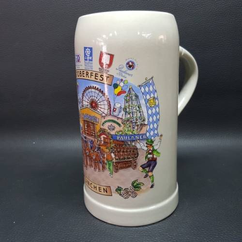 Large GERZ German Munchen Oktoberfest Beer Tankard