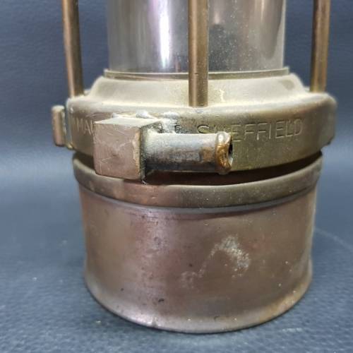 Original Vintage Miners The Wolf Safety Lamp