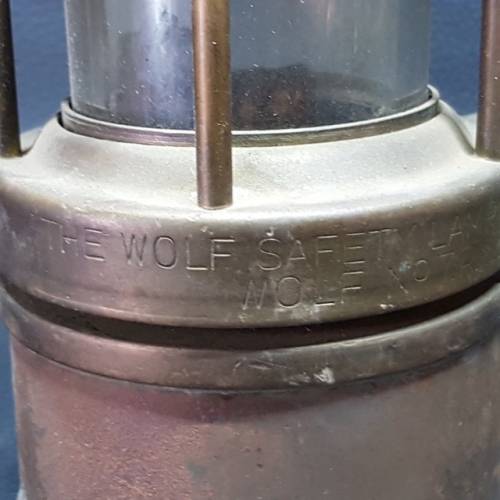 Original Vintage Miners The Wolf Safety Lamp