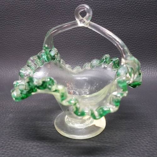 Vintage Decorative Murano Basket