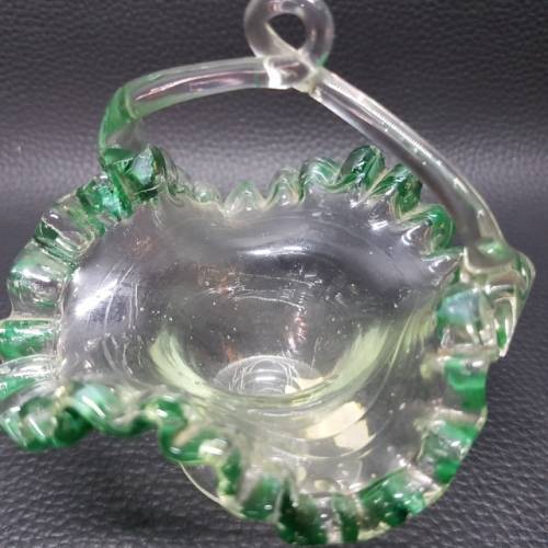 Vintage Decorative Murano Basket