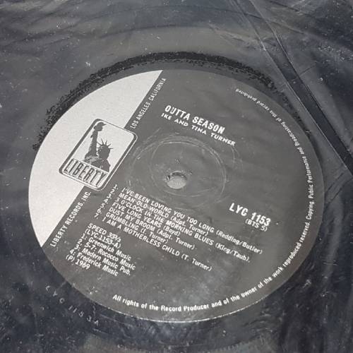 RARE Ike and Tina Turner "Outta Season" LP