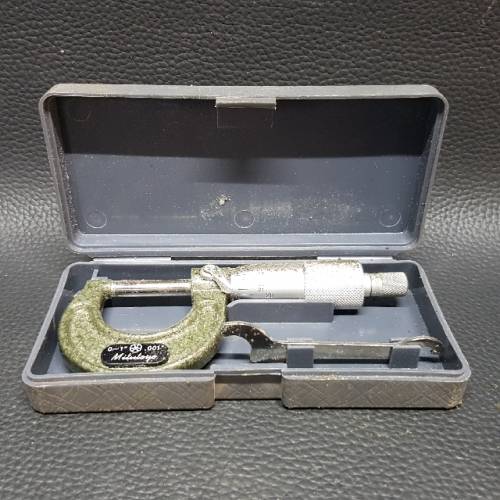 Mitutoyo 103-177 Outside Mechanical Micrometer with Ratchet Stop