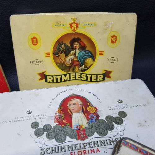 RARE Vintage Cigarette and Cigar Tin Collection