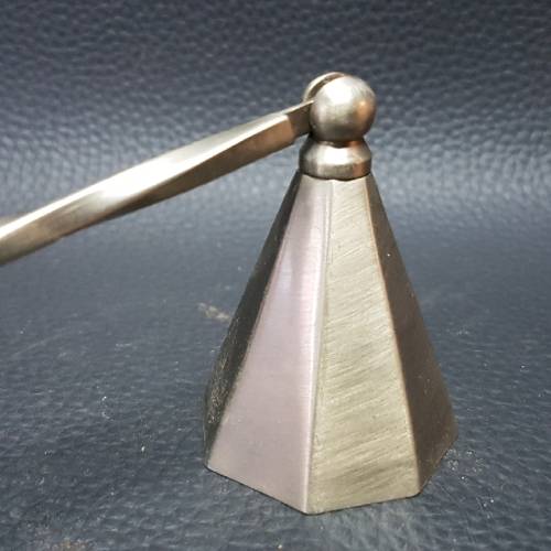 Brushed Metal Candle Snuffer