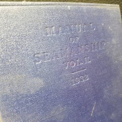 1932 Manual of Seamanship Vo lII