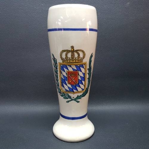 RARE German Porcelain Beer "Glass"