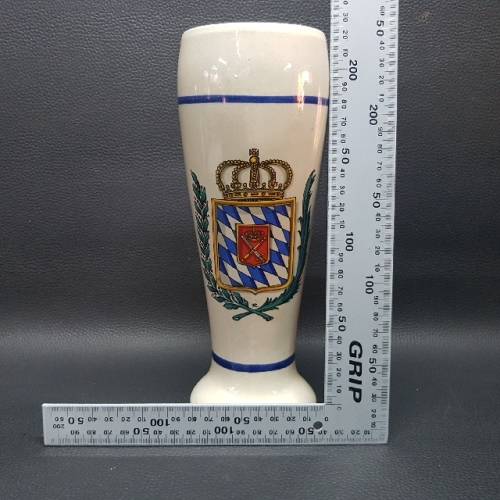 RARE German Porcelain Beer "Glass"
