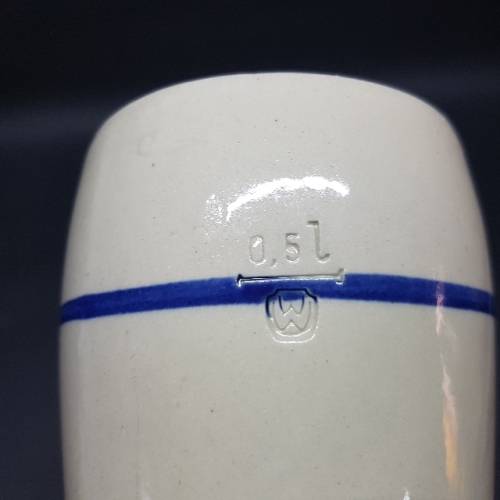 RARE German Porcelain Beer "Glass"