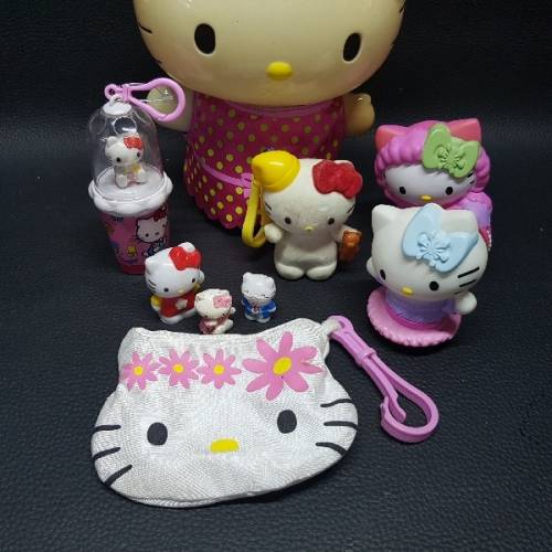 Large Vintage Hard Plastic Hello Kitty Collection!!!