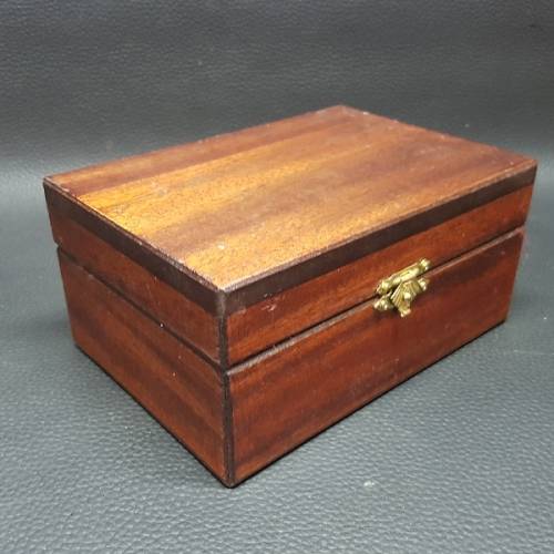 Vintage Hand Crafted Wood Jewelry Box