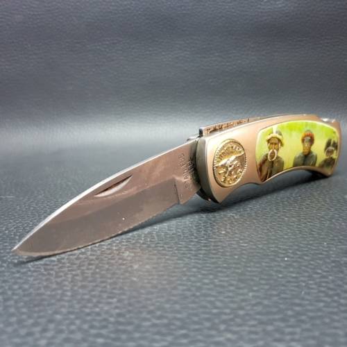Vintage Aboriginal Australian Themed Pocket Knife