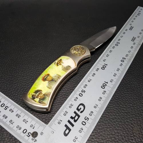 Vintage Aboriginal Australian Themed Pocket Knife