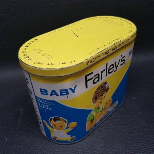 RARE 1960's Farley's Baby Food Tin!!!