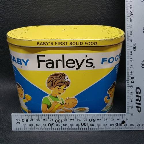 RARE 1960's Farley's Baby Food Tin!!!