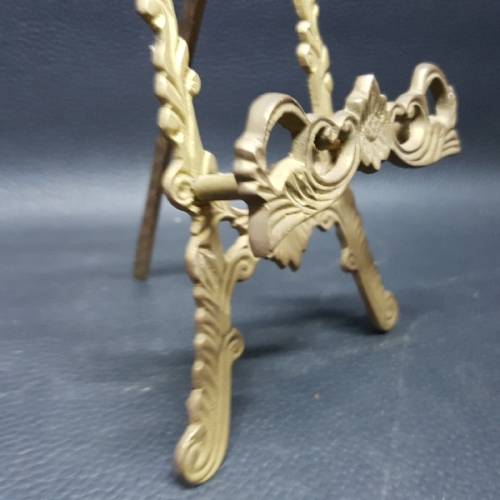 RARE!!! Ornate Solid Brass Picture Easels!!! (Two Available)