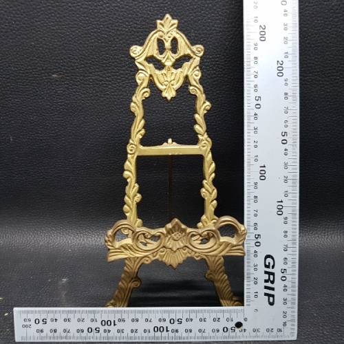 RARE!!! Ornate Solid Brass Picture Easels!!! (Two Available)