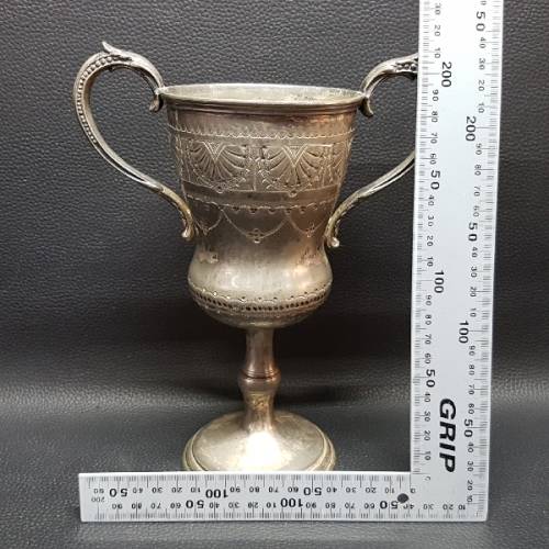 Large 1930's Silver-plated Goblet/Trophy