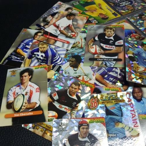 Large Rugby Card Collection in Flip-file