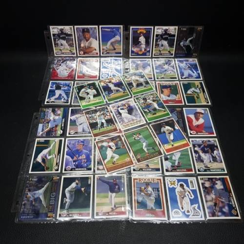 Large Baseball Card Collection in Flip-file