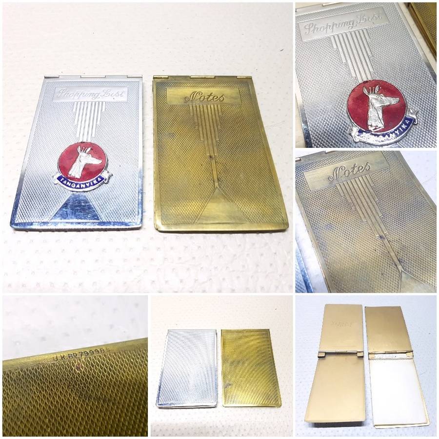 Art Deco Styled Vintage Mini Note Pad Holders!!!