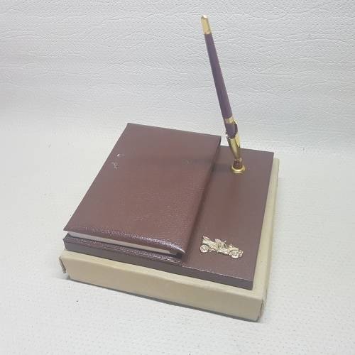 Original Vintage Desk Notepad and Pen!!!