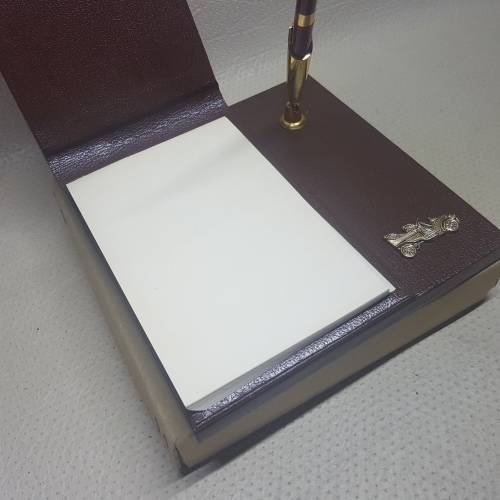 Original Vintage Desk Notepad and Pen!!!