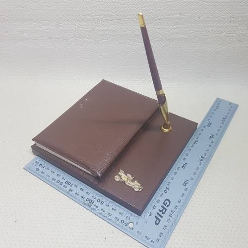 Original Vintage Desk Notepad and Pen!!!