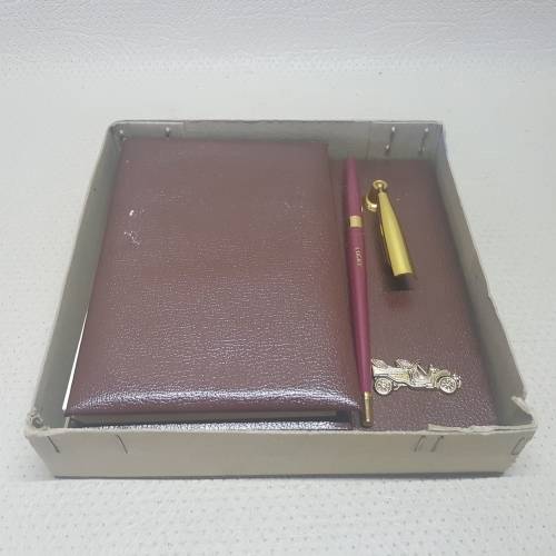 Original Vintage Desk Notepad and Pen!!!