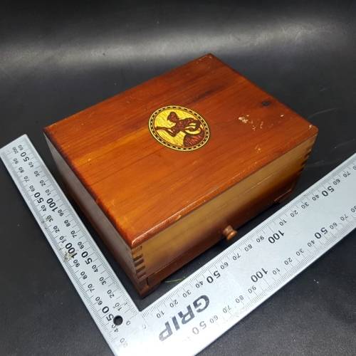 Original Hand Crafted Solid Wood Cigarette / Mini Cigar Box!!!