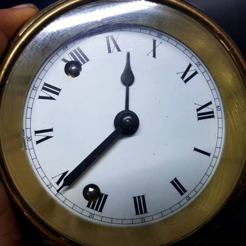 Large Brass Ships Bell West German Clock 150mm (No Key)