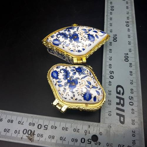 Two Decorative Porcelain Pill Boxes (Bid For Both)