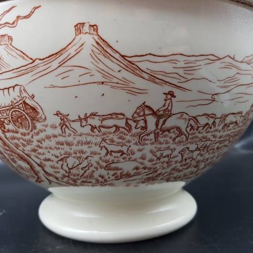 RARE!!!! Large Vintage Commemorative Voortrekker Soup Tureen!!!!