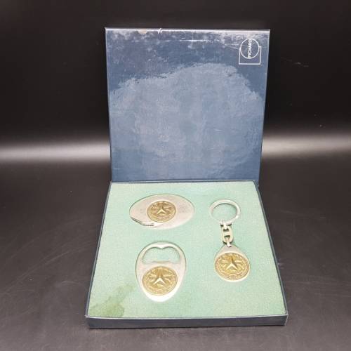 French Military "DGA Enseignement Militaire Supérieur" Bar and Key Ring Set!!!