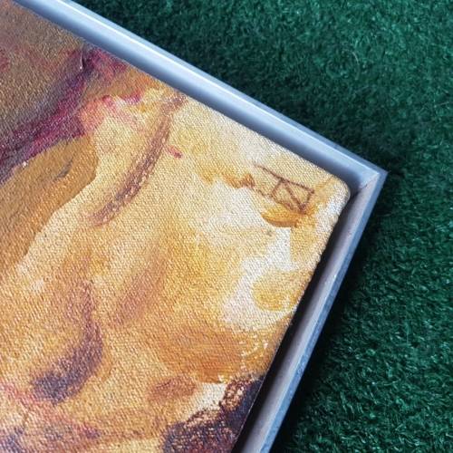 Large Framed Hannes Van Zyl Oil on Canvas (1200mm x 1200mm)