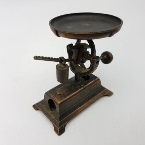 Original Die Cast Metal Antique Scale Pencil Sharpener!!!!!