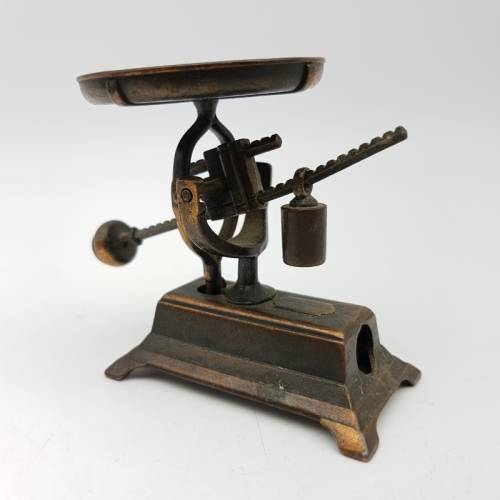 Original Die Cast Metal Antique Scale Pencil Sharpener!!!!!
