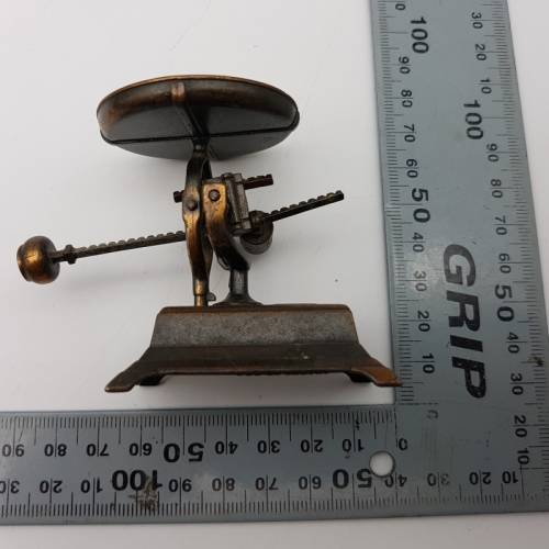 Original Die Cast Metal Antique Scale Pencil Sharpener!!!!!