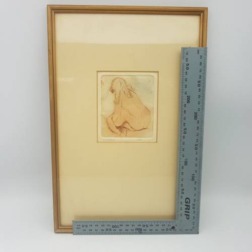 Framed Original ME Slabbert - 1975