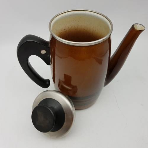 Vintage 1970's Enamelware Coffee Kettle!!!!