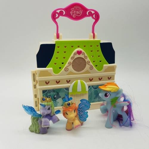 Original Miniature My Little Pony Carry Case and Fairy Ponies!!!