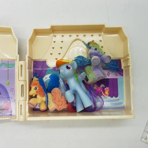 Original Miniature My Little Pony Carry Case and Fairy Ponies!!!