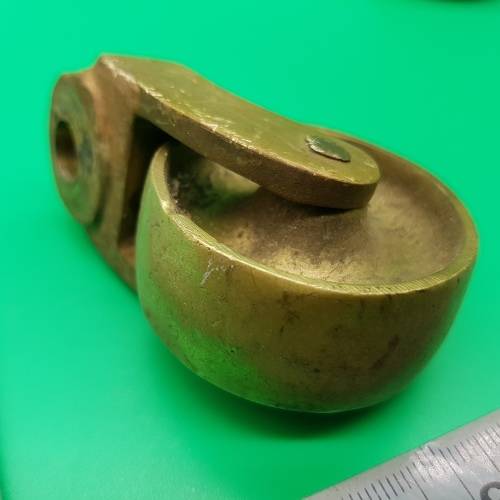 RARE!!! Vintage Solid Brass Caster Wheels!!!