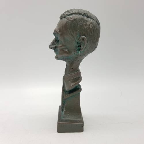 Applied Bronze Bust of Mr Bean (Rowan Atkinson)