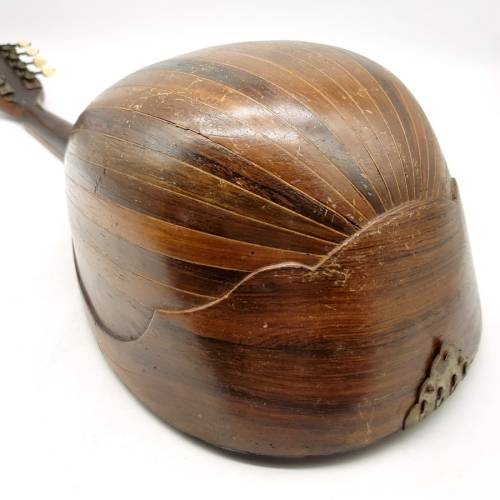 RARE!!! Antique Mandolin with Wood and Mother of Pearl Inlay By Luigi Rosario Napoli 1890