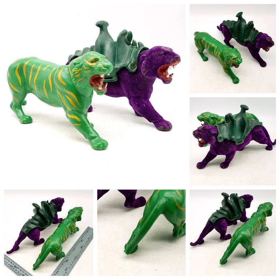 Rare!!! Original Masters Of the Universe Battle Cat Combo!!! (Bid for Both)
