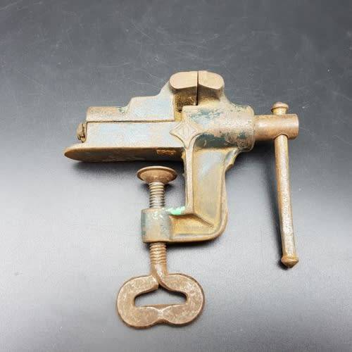RARE!!! Vintage Cast Iron Mini Vice!!!