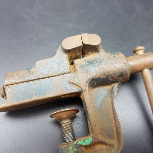 RARE!!! Vintage Cast Iron Mini Vice!!!